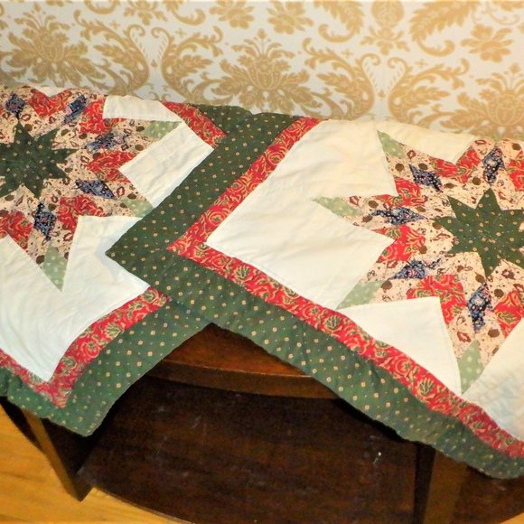 Set of (2) Amazing *** PILLOW SHAMS *** Fabric Art - Picture 2 of 2